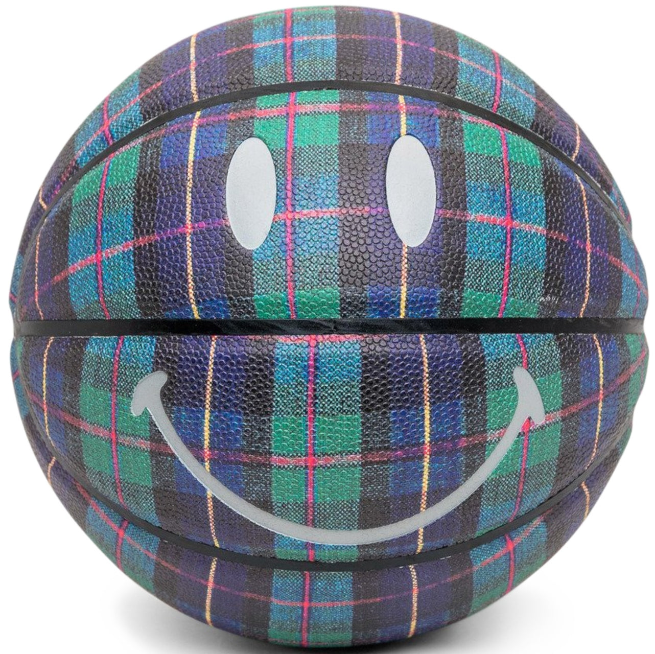 Chinatown Market Plaid Smiley Basketball