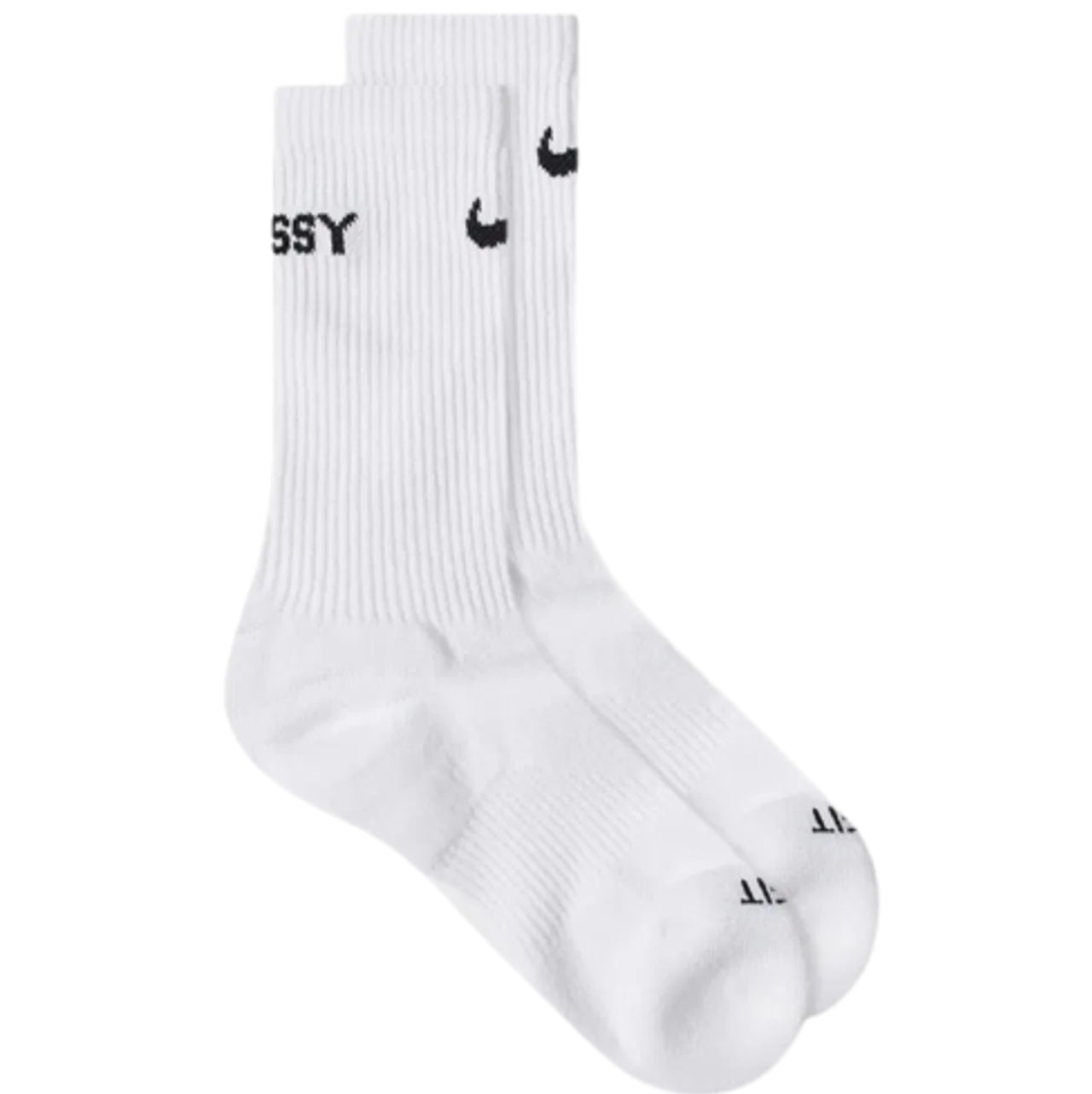 Nike by Stussy Everyday Plus Cushioned Crew Socks 1-Pack White