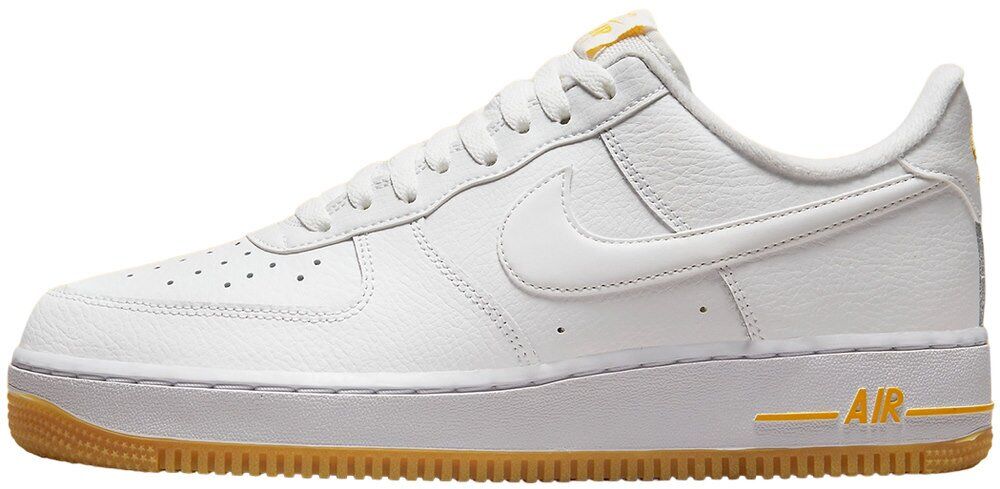 Nike Air Force 1 '07 'White University Gold Gum'