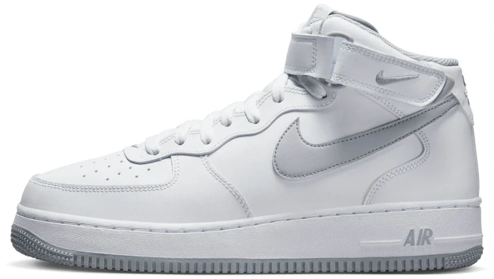 Nike Air Force 1 Mid LE GS 'White Wolf Grey'