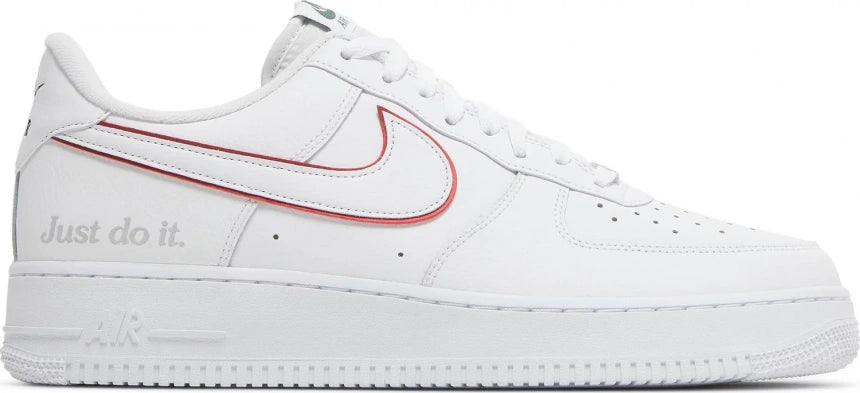 Nike Air Force 1 Low Metallic Silver University Red