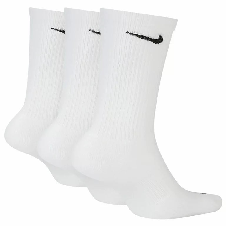 Nike Everyday Plus Cush Socks 3-Pack White