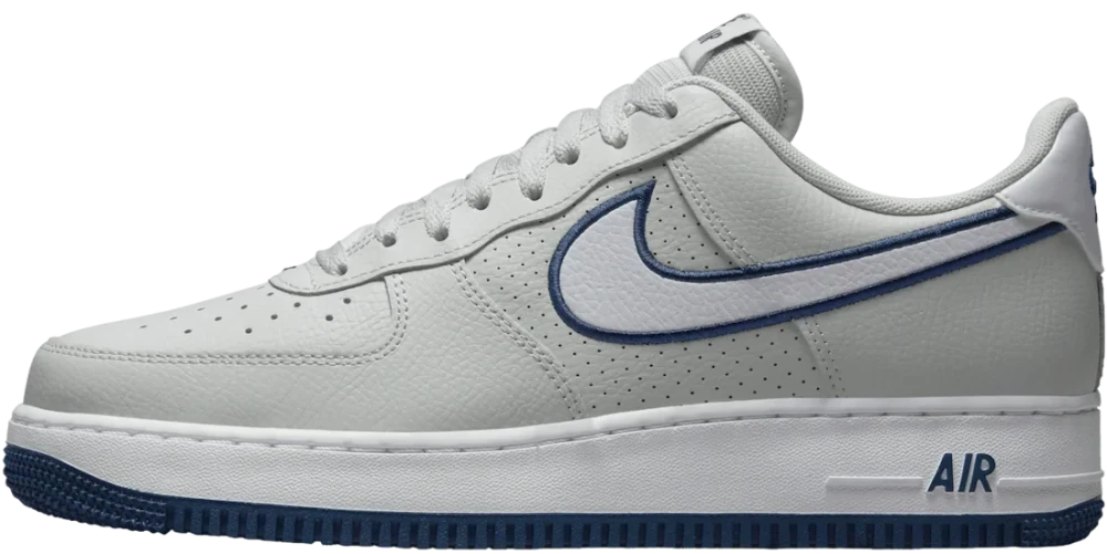 Nike Air Force 1 '07 'Embroidered Swoosh - Photon Dust Navy'