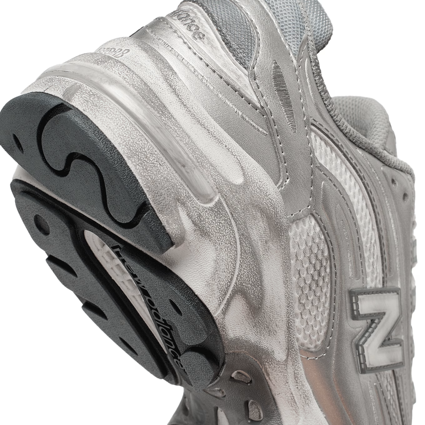 New Balance 1000 Silver Metallic Distressed