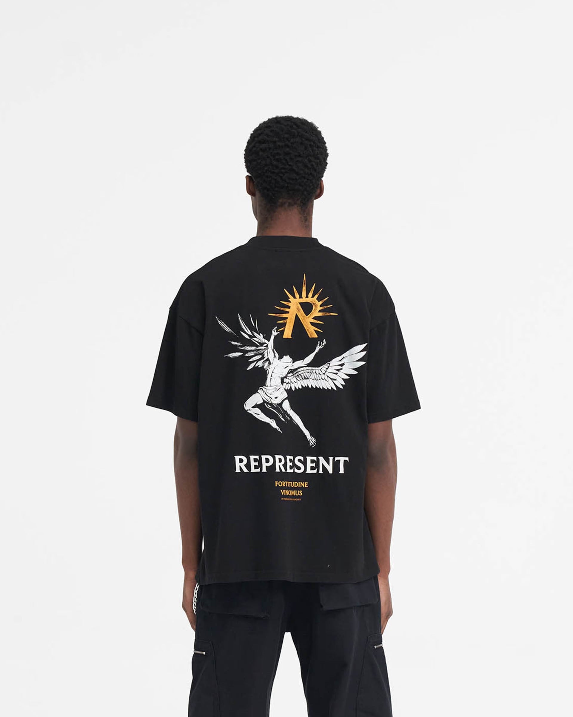 Represent T-Shirt 'Icarus' Jet Black