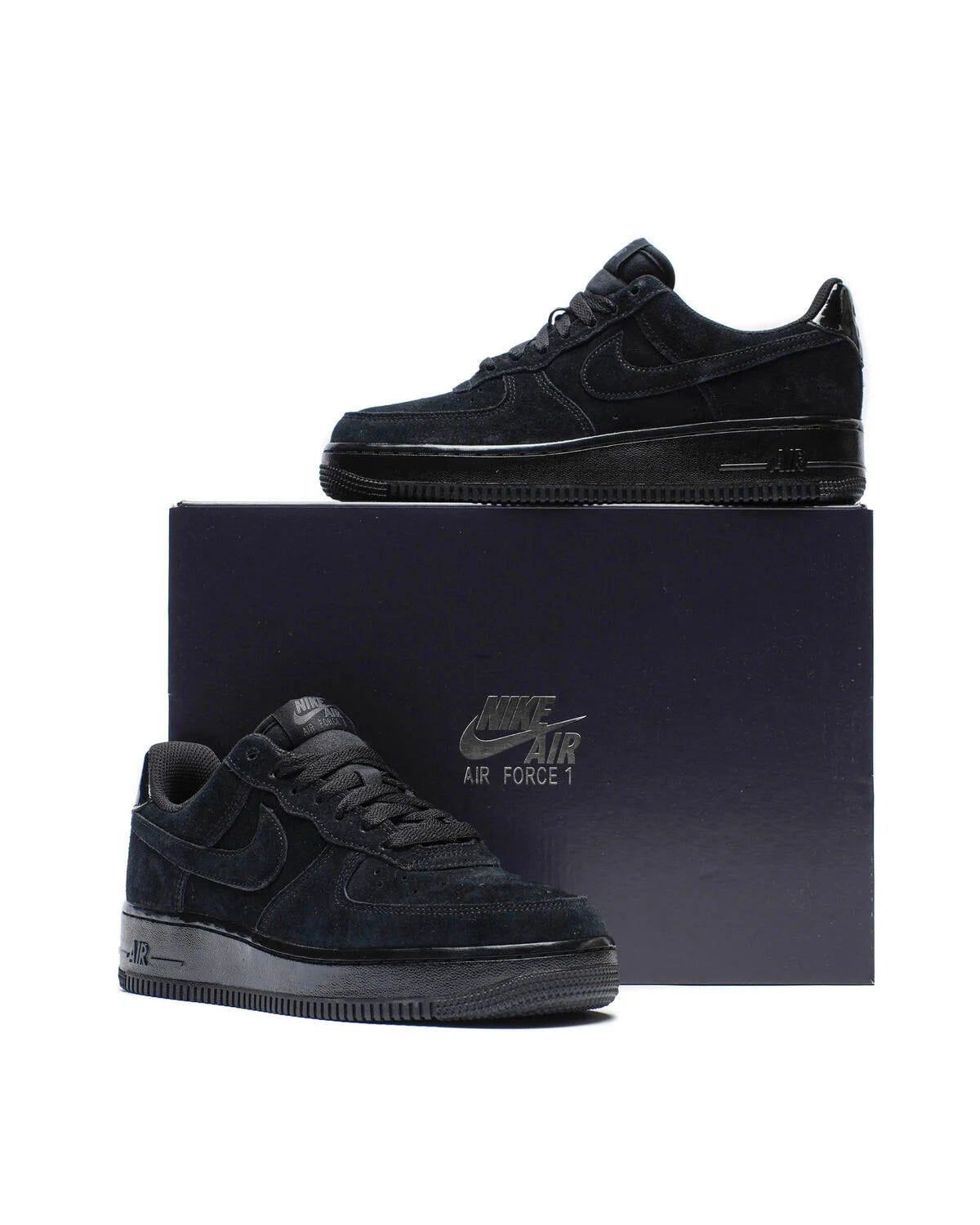 Nike Wmns Air Force 1 'Triple Black Suede'