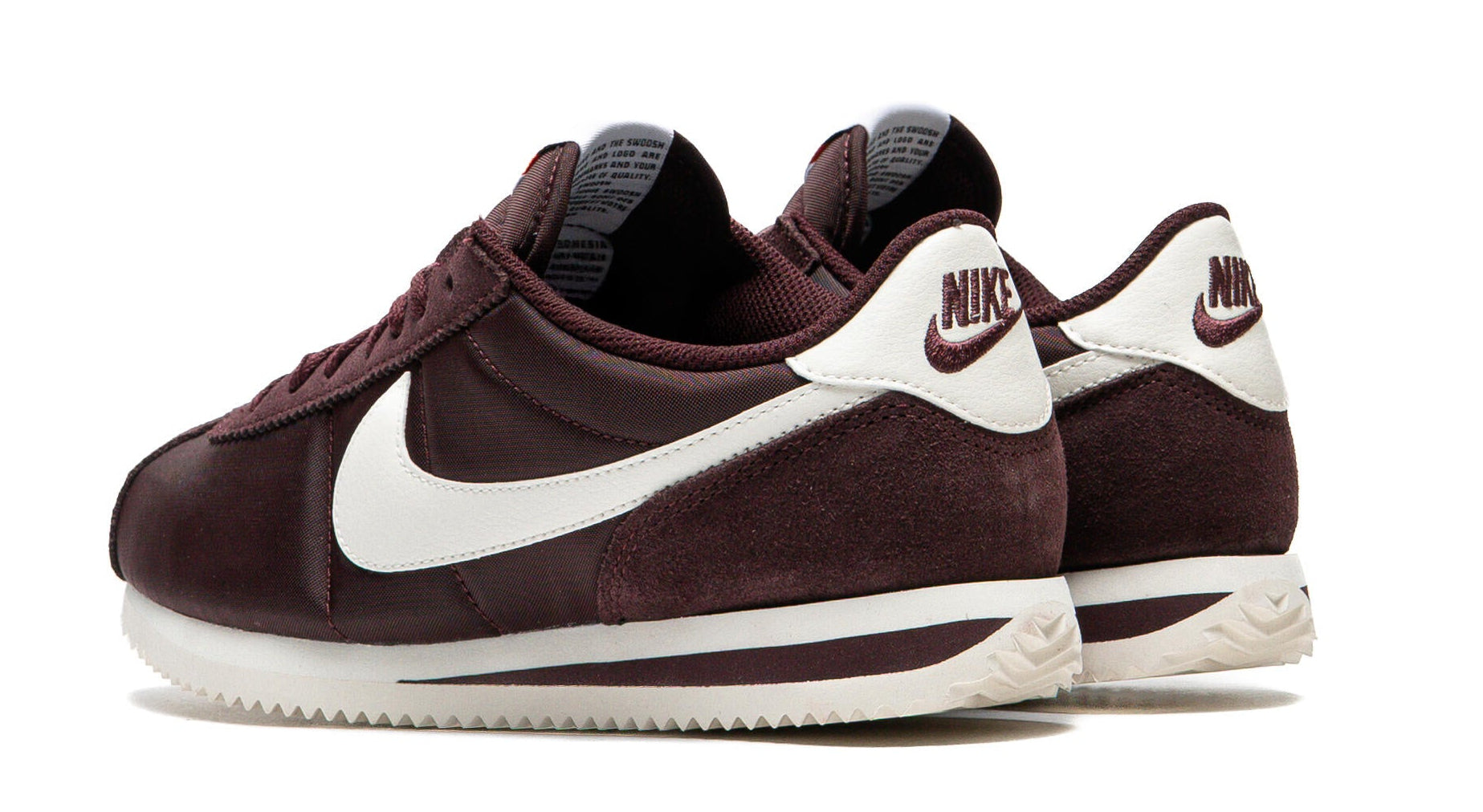 Nike Wmns Cortez Textile Shoes 'Burgundy Crush/Sail'