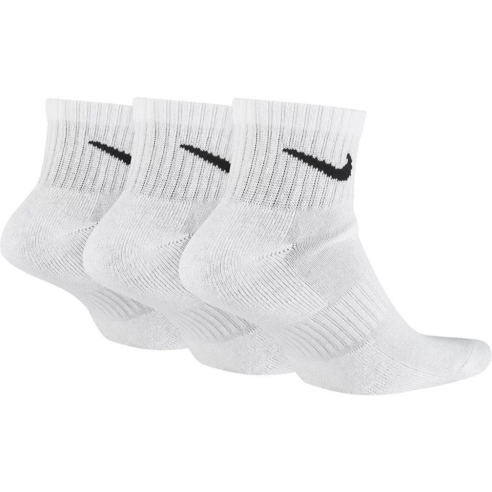 Nike Everyday Cush Ankle Socks 3-Pack White