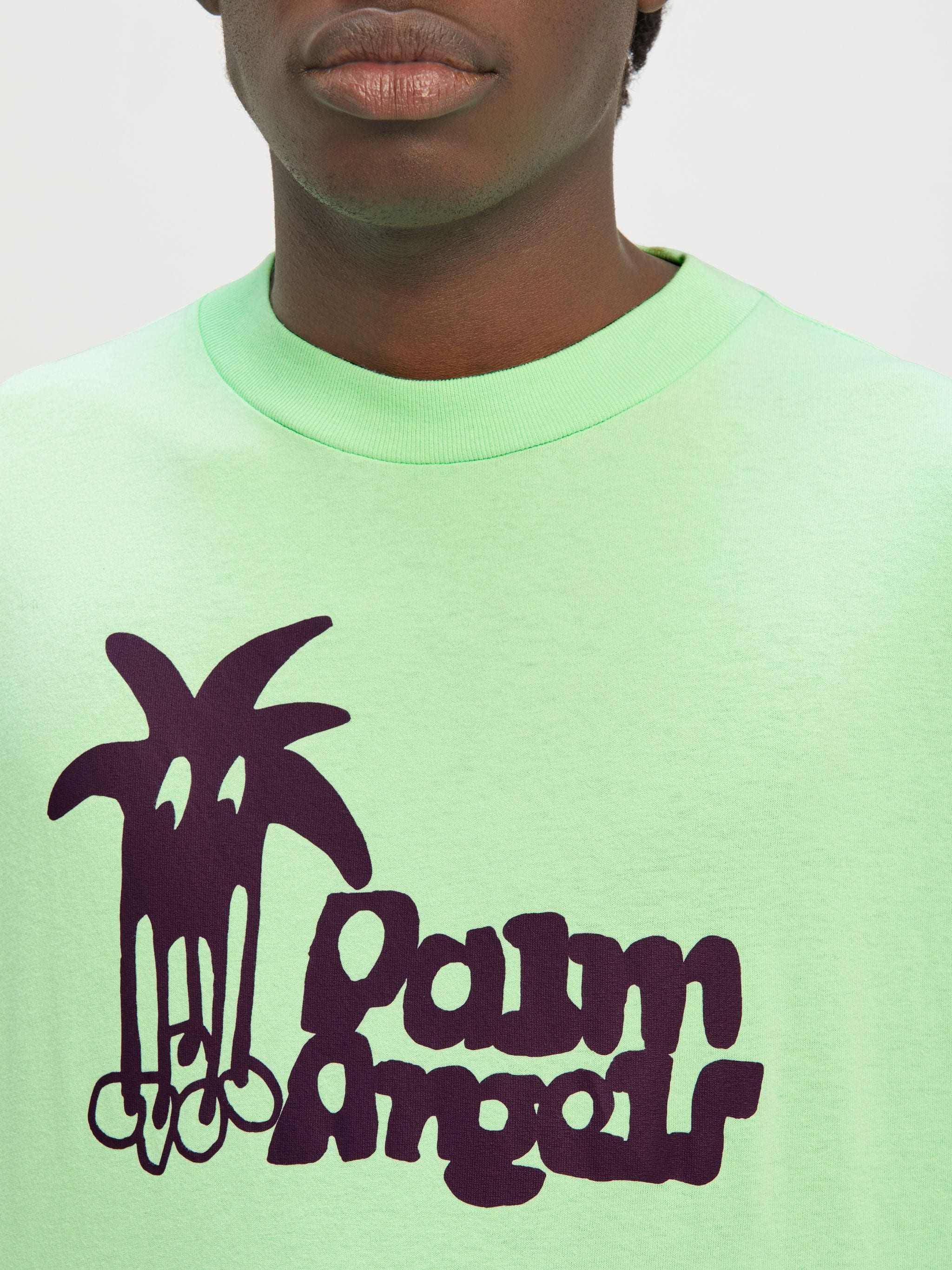 Palm Angels Douby Tee Green