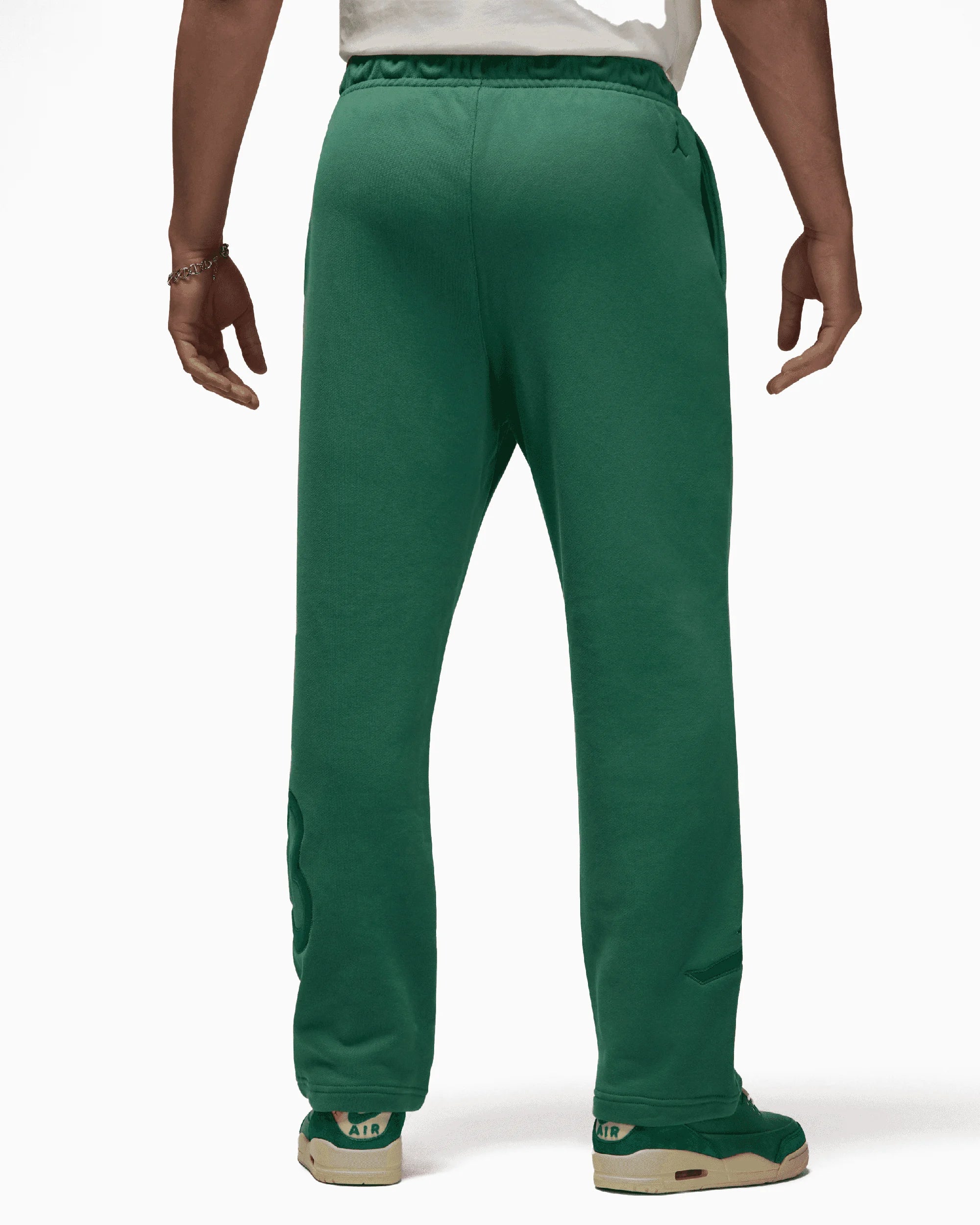 Jordan x Nina Chanel Abney Fleece Pants Green Stone