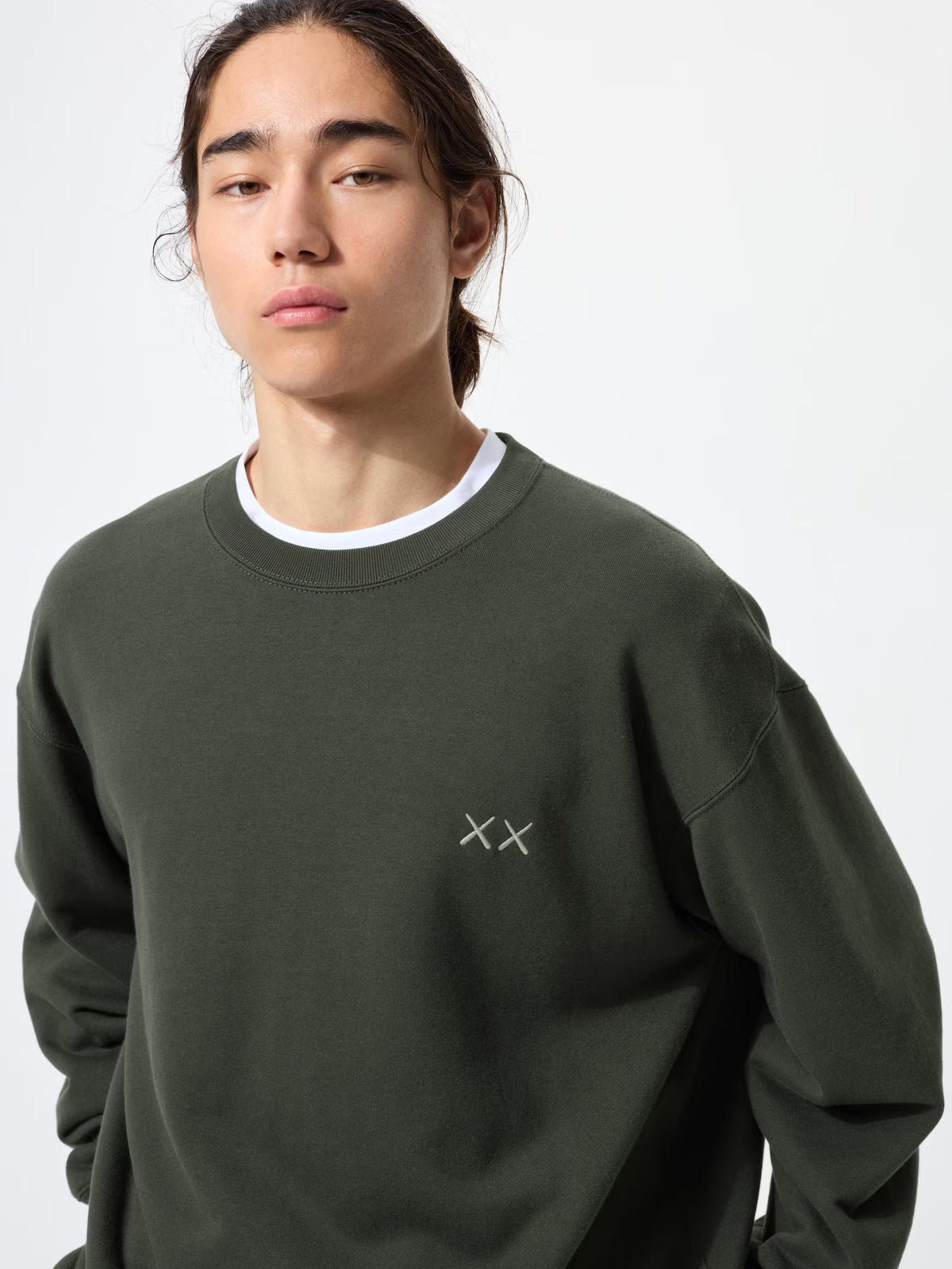 Kaws x Uniqlo Grey Black Sweatshirt