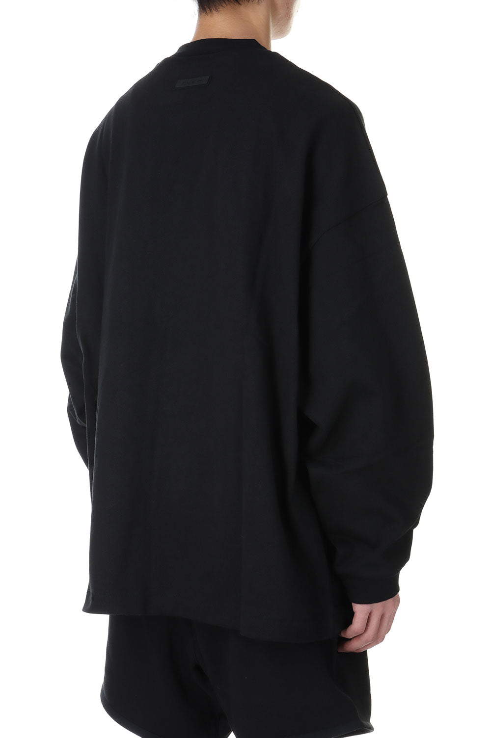 Fear of God Essentials Heavy Jersey Longsleeve Tee Jet Black