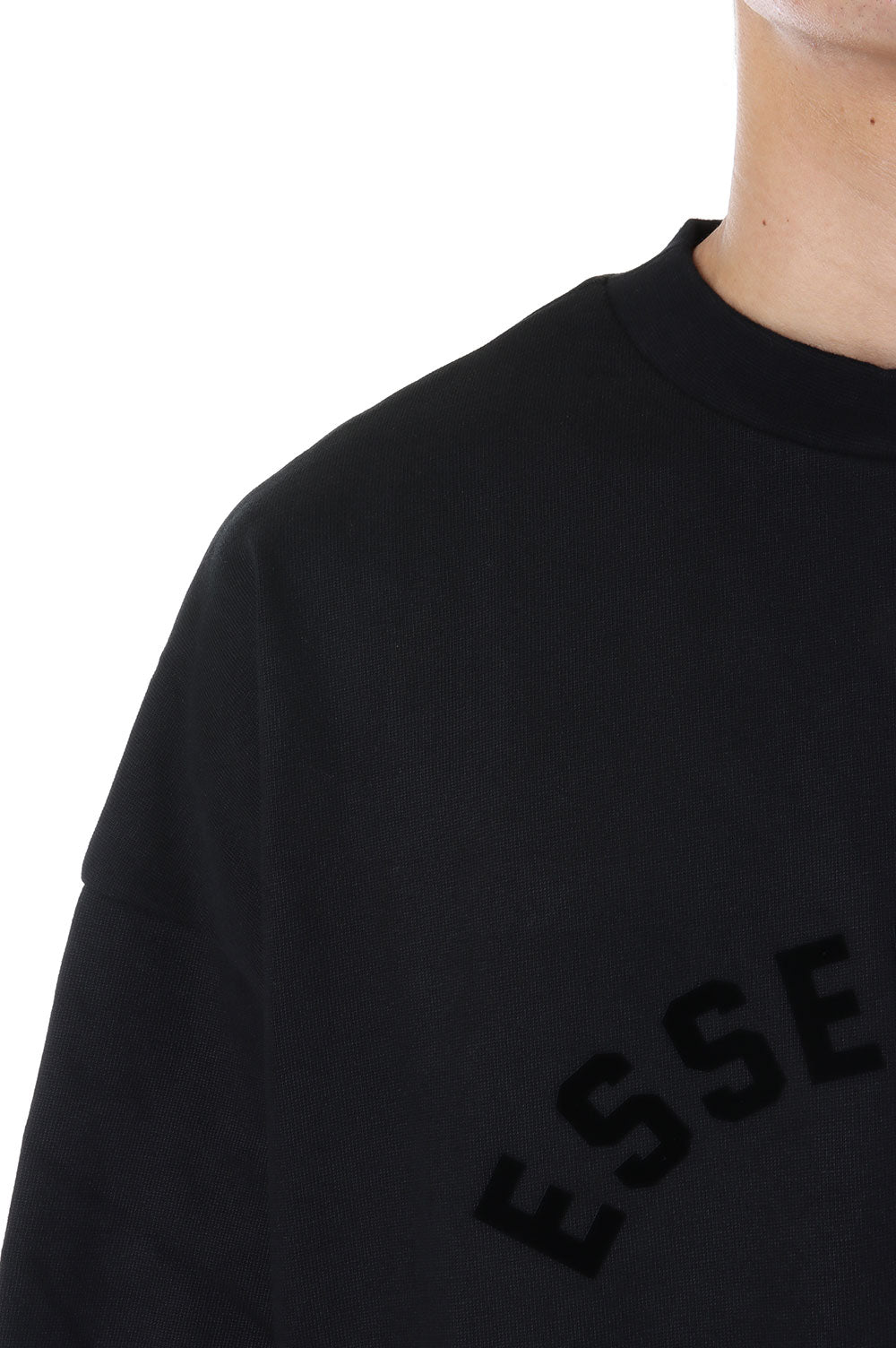 Fear of God Essentials Heavy Jersey Longsleeve Tee Jet Black