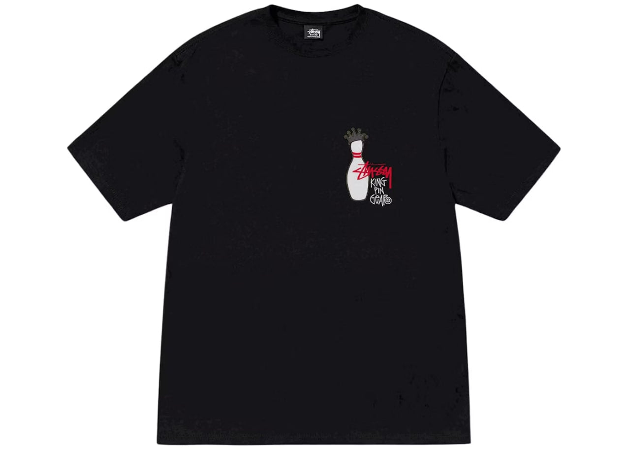 Stussy Kingpin Tee Pigment Dyed Black