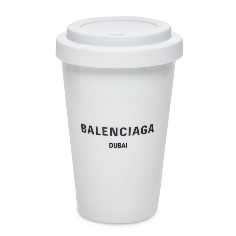 Balenciaga Dubai Coffee Cup in White