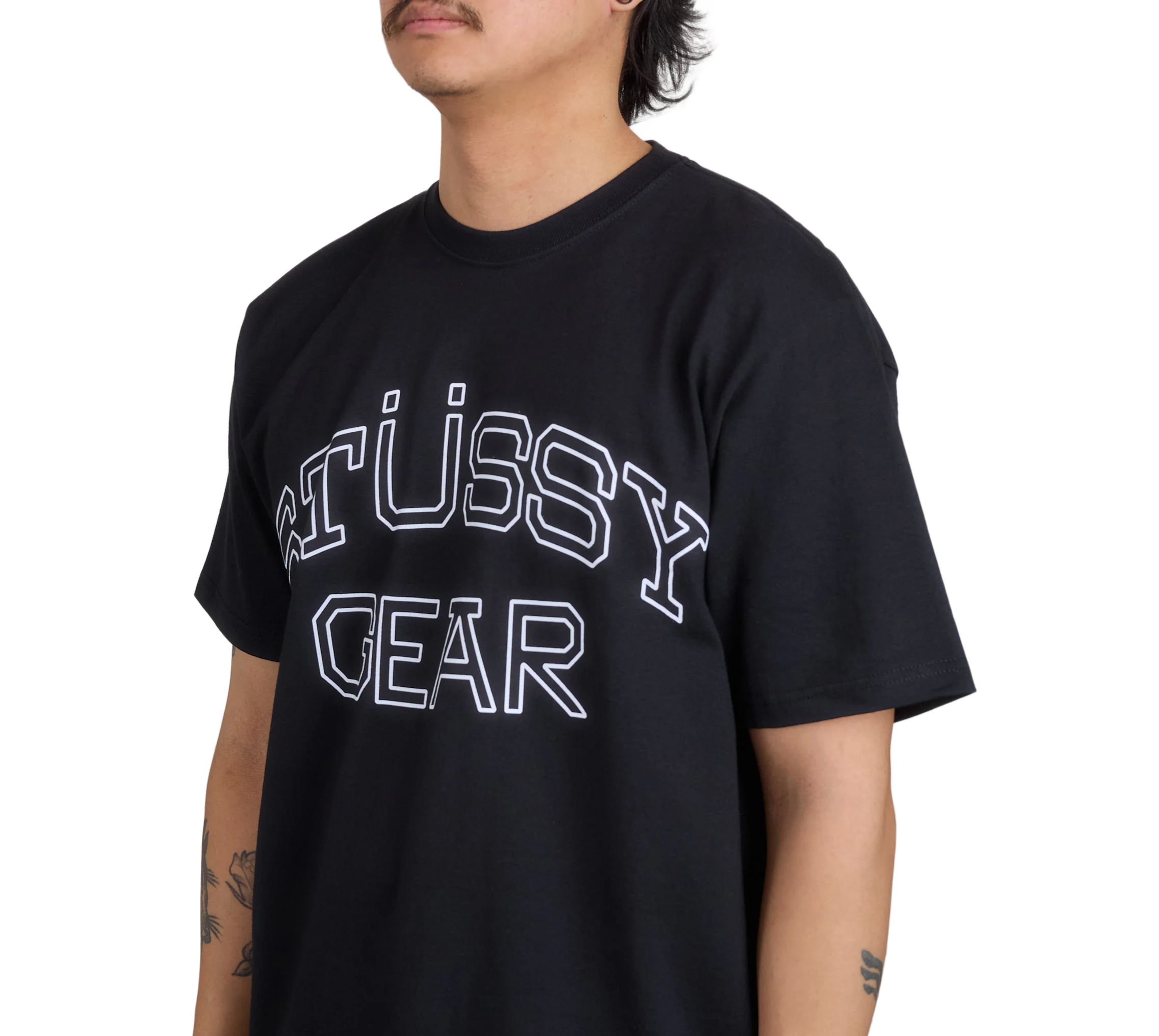 Stussy Gear T-Shirt Black