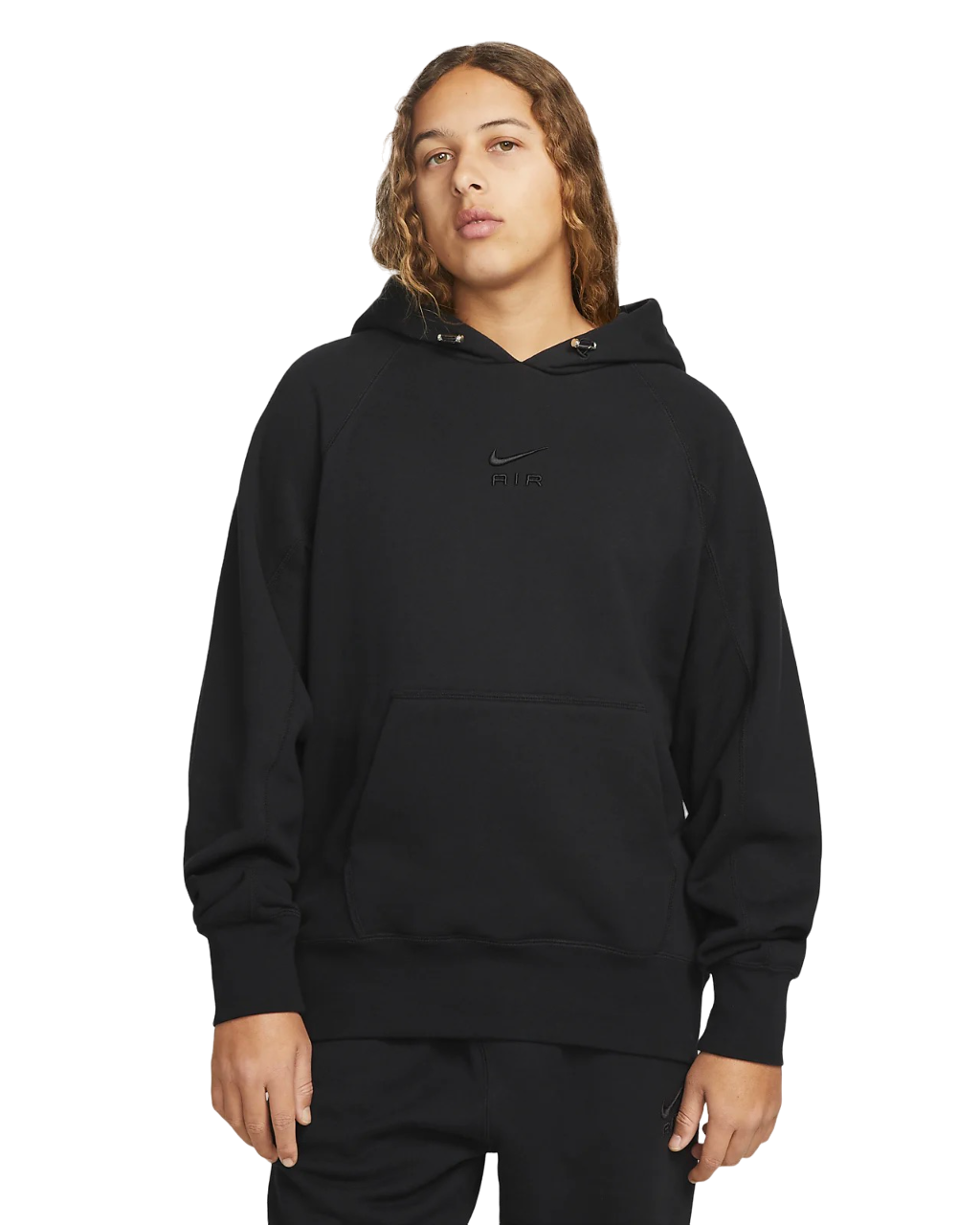 Nike Sportswear Air French Terry Pullover Hoodie Black