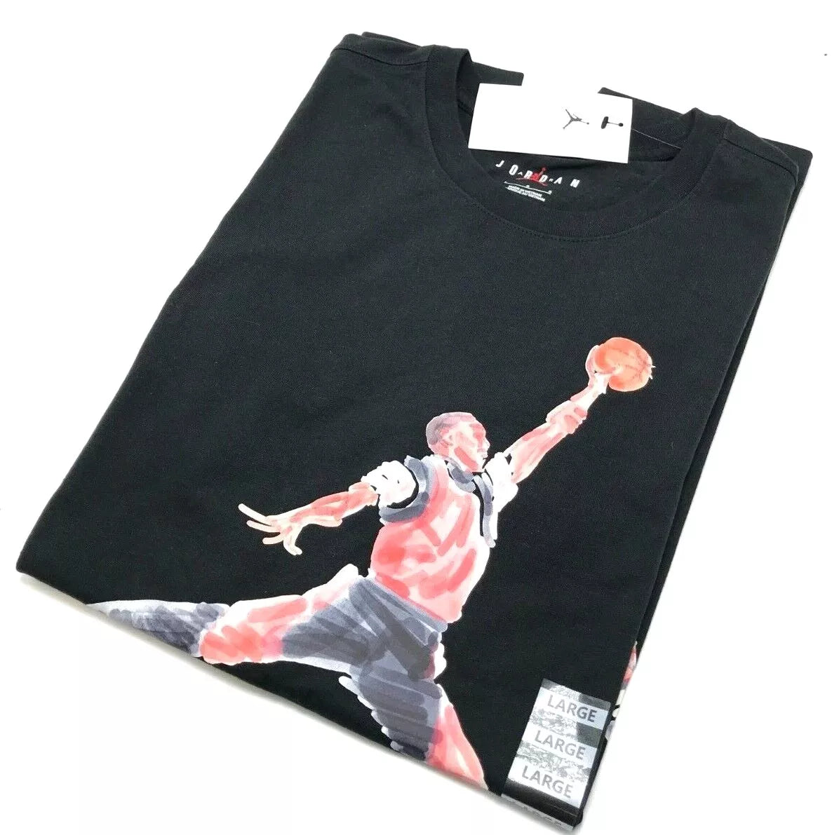 Air Jordan Watercolor T-shirt Black