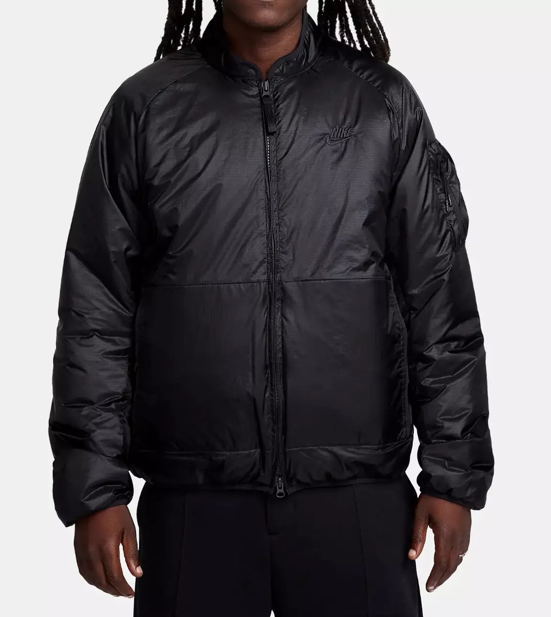 Nike NSW Tech Therma-Fit Insulated Woven Jacket Black