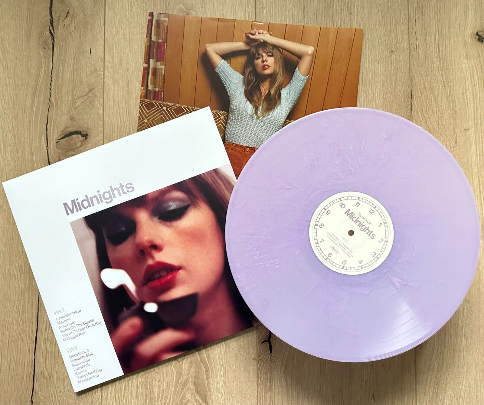 Taylor Swift Midnights Target Exclusive LP Vinyl Lavender