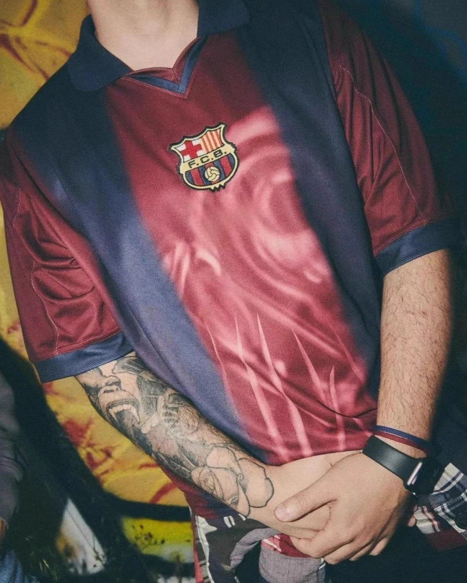 Travis Scott x Nike x FC Barcelona Retro 2000/01 Home Skeleton Jersey