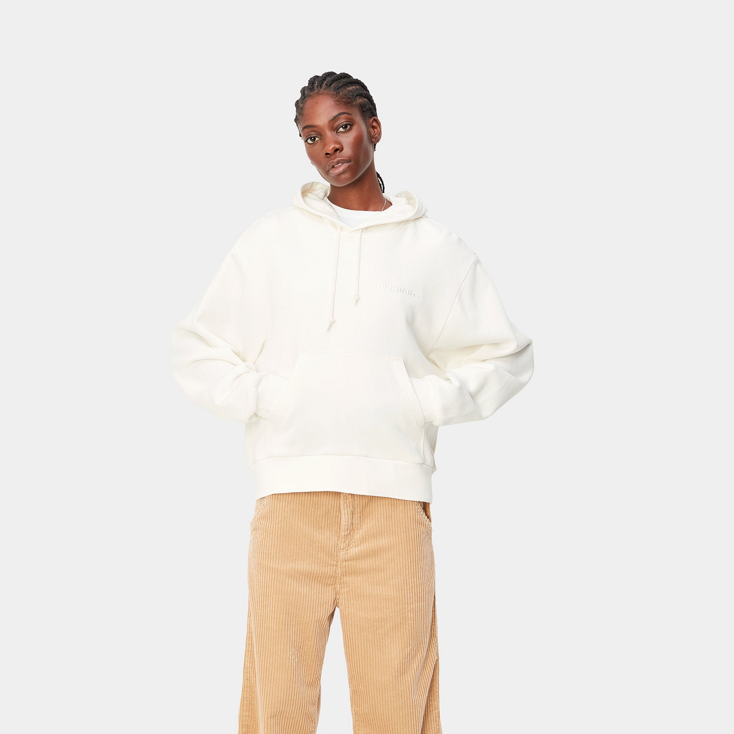 Carhartt Hooded Akron Sweat White W