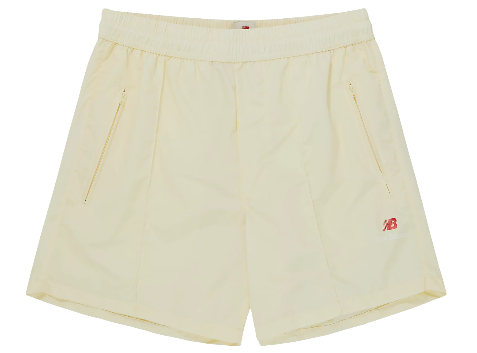 New Balance Made In Usa Pintuck Shorts Yellow