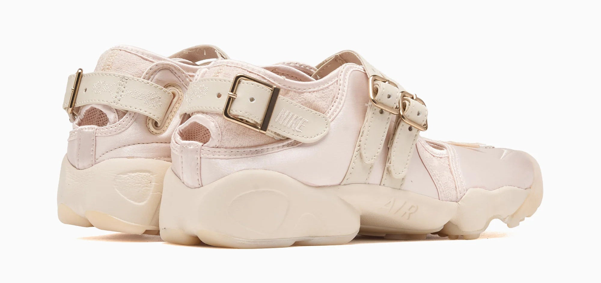 Nike Air Rift Pearl White Pink Buckle Strap Women's