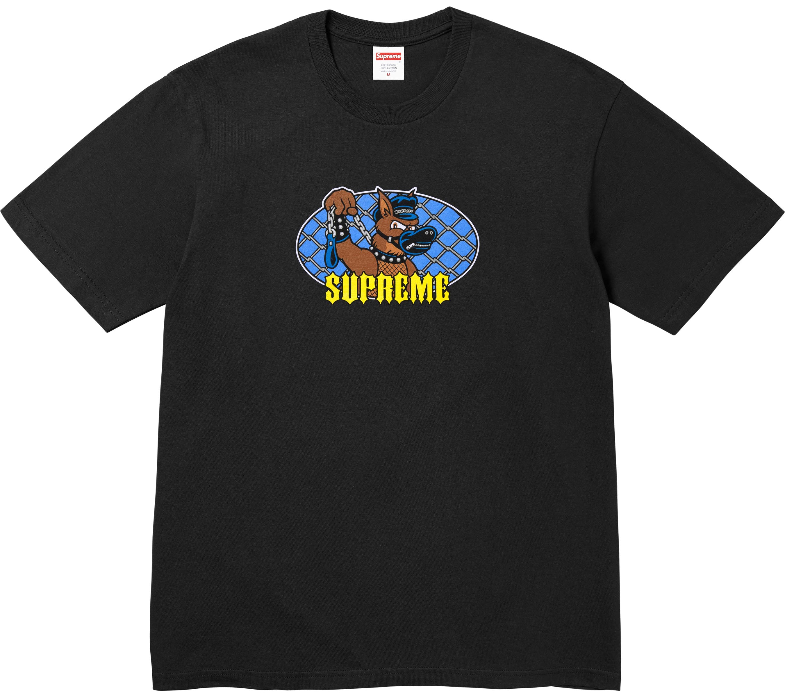 SUPREME LEASH TEE BLACK