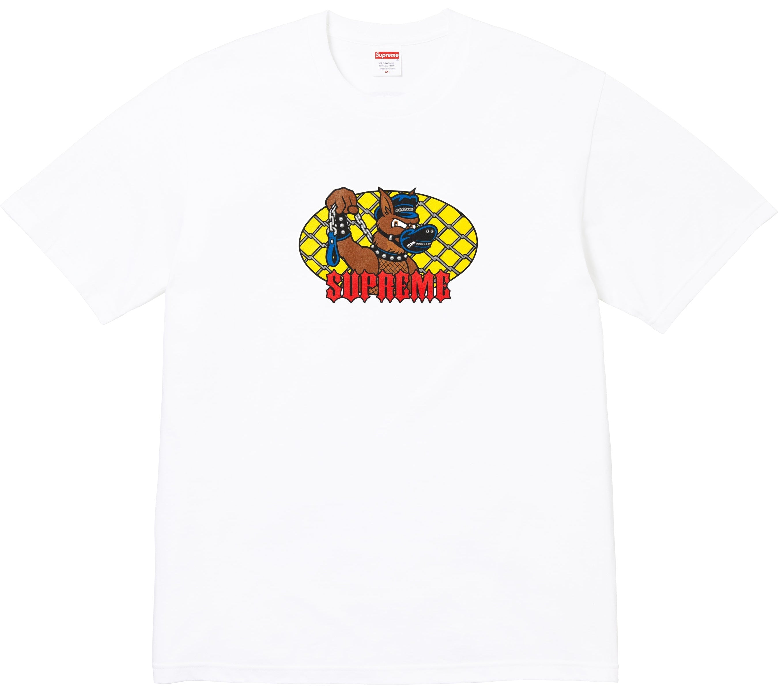 SUPREME LEASH TEE WHITE