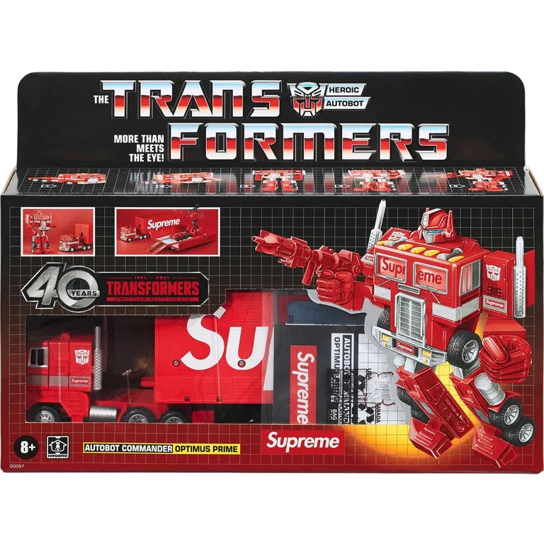 Supreme Transformers G1 Optimus Prime Figure Red