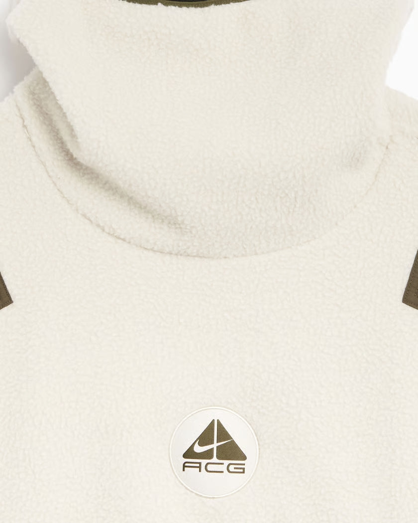 Nike ACG Balaclava Retro Fleece Pullover Hoodie Light Bone Khaki