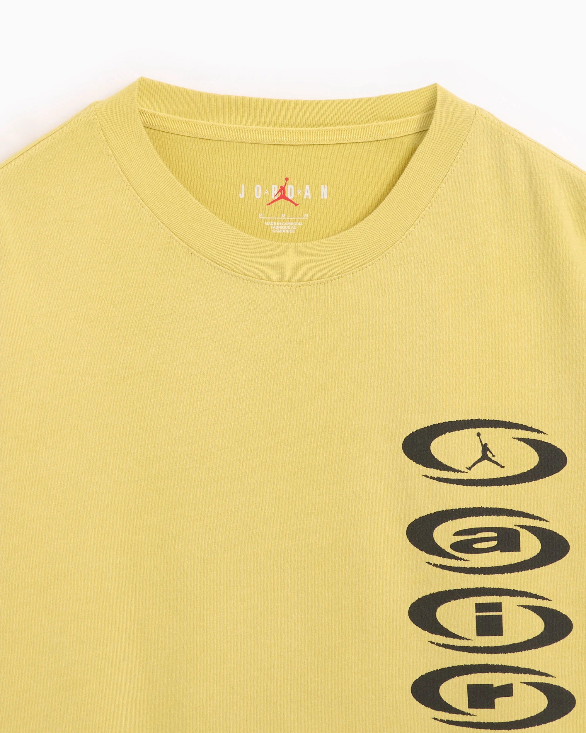 Air Jordan x Travis Scott Air Men's T-Shirt Yellow