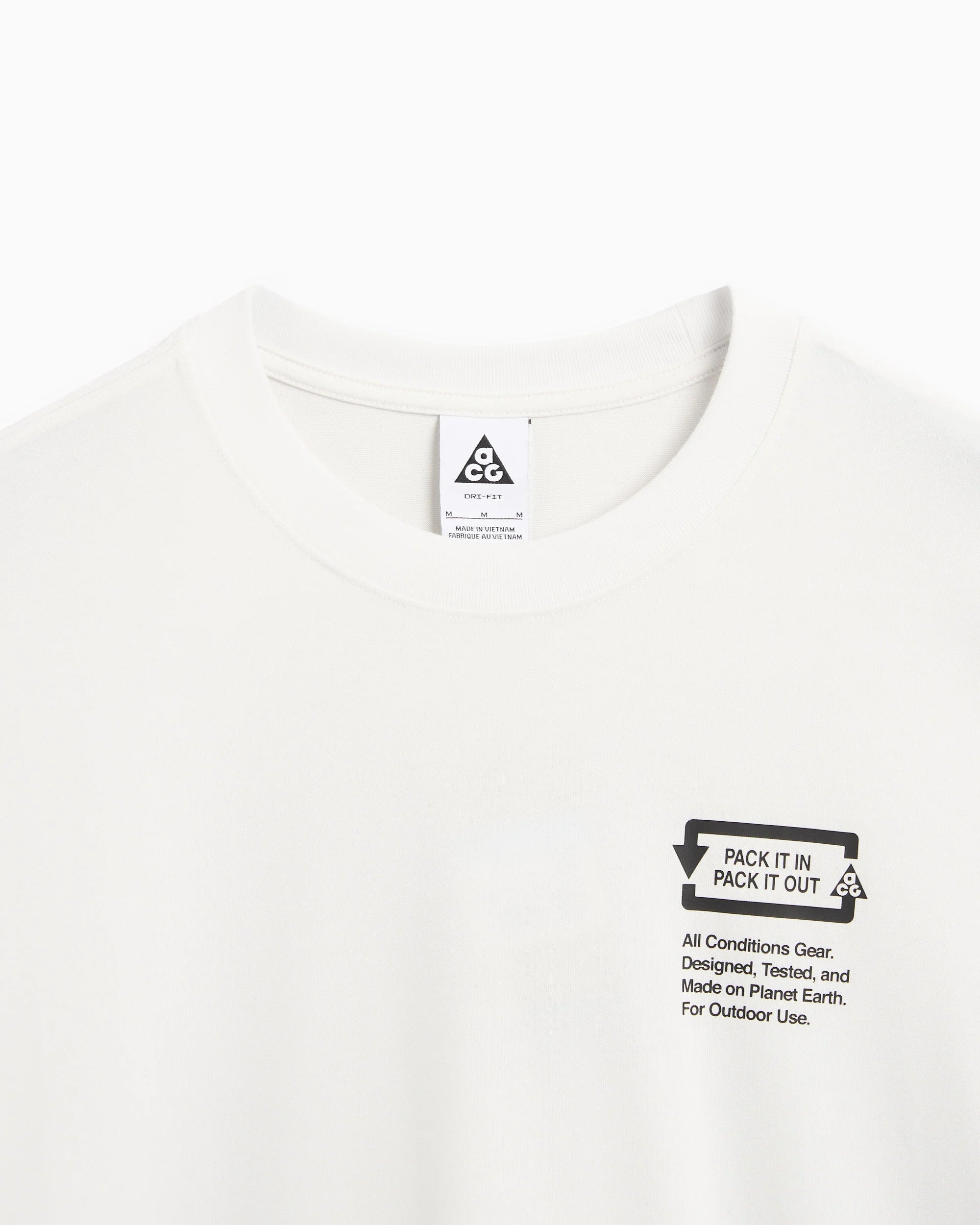 Nike ACG Dri-Fit Pickinout T-Shirt White