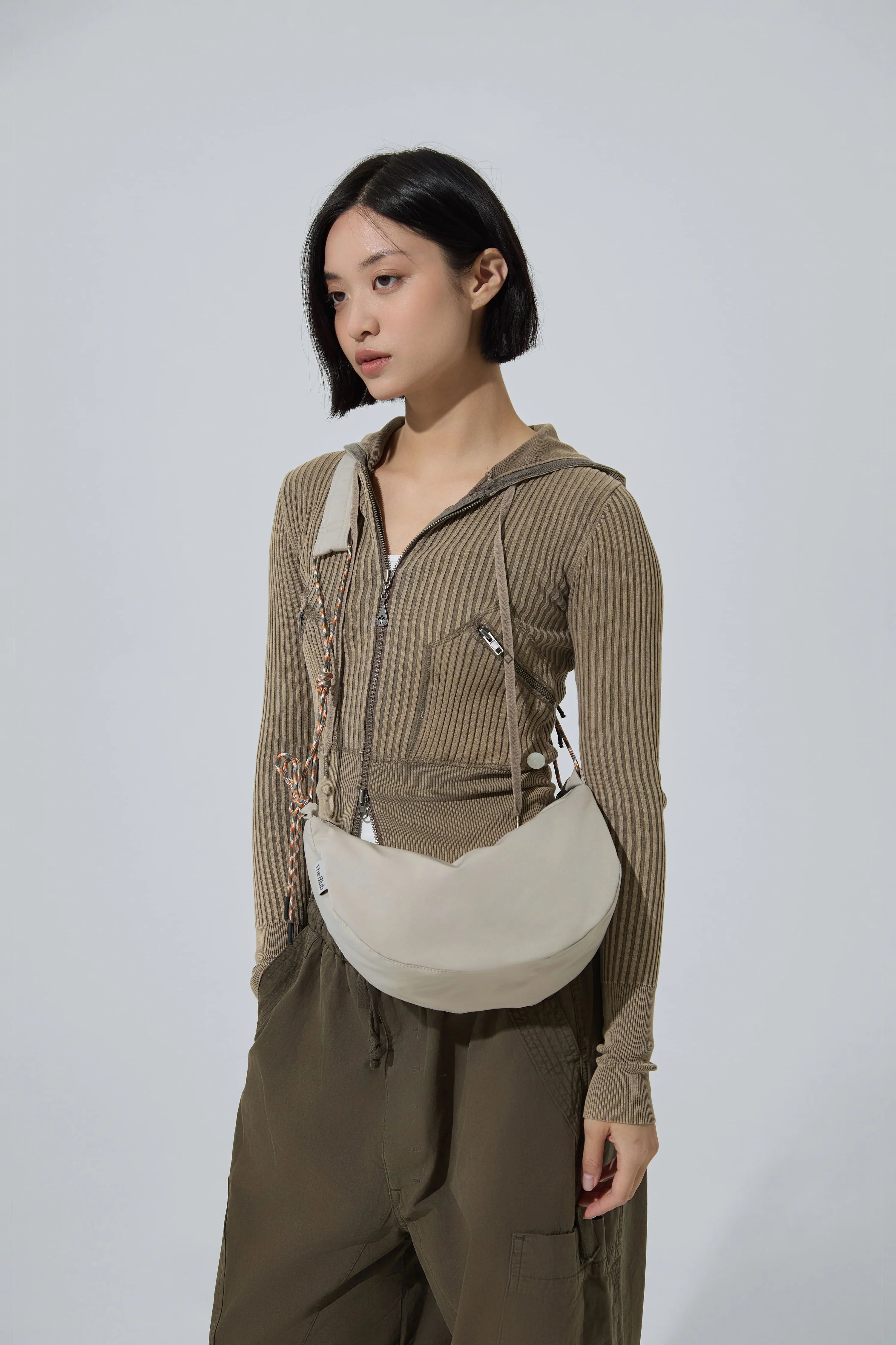 The Blub Rope Crossbody Beige