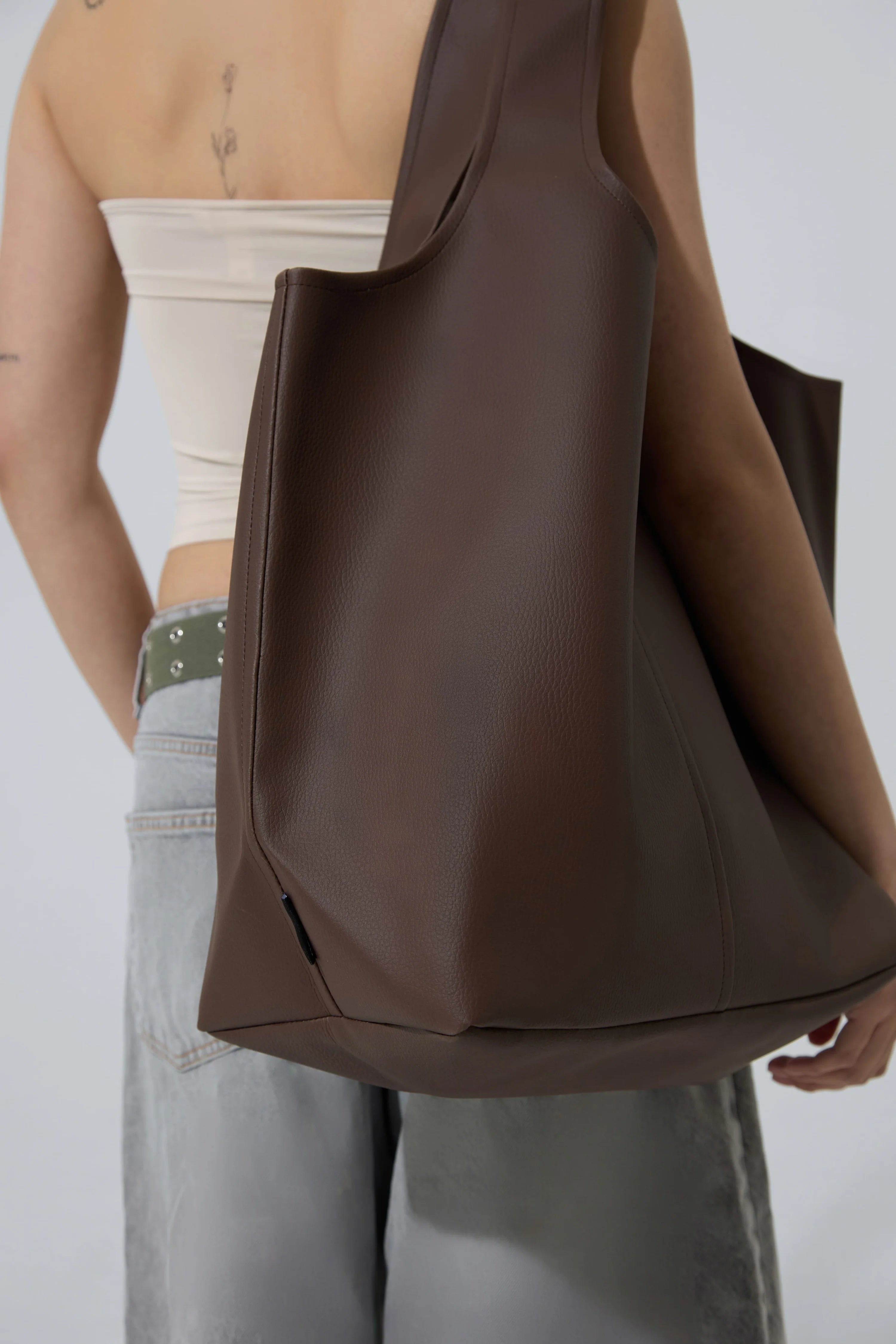 The Blub Tote Leather Bag