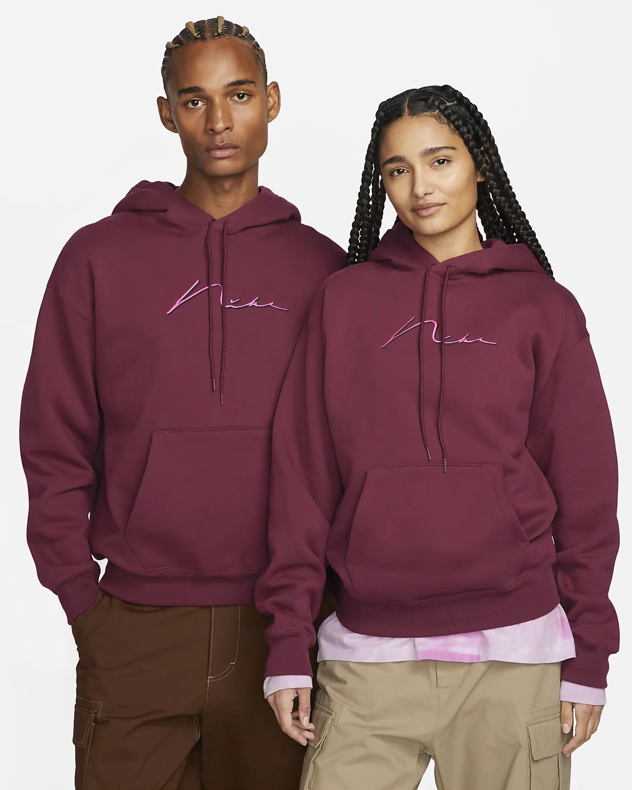 Nike SB Fleece Pullover Skate Hoodie Maroon