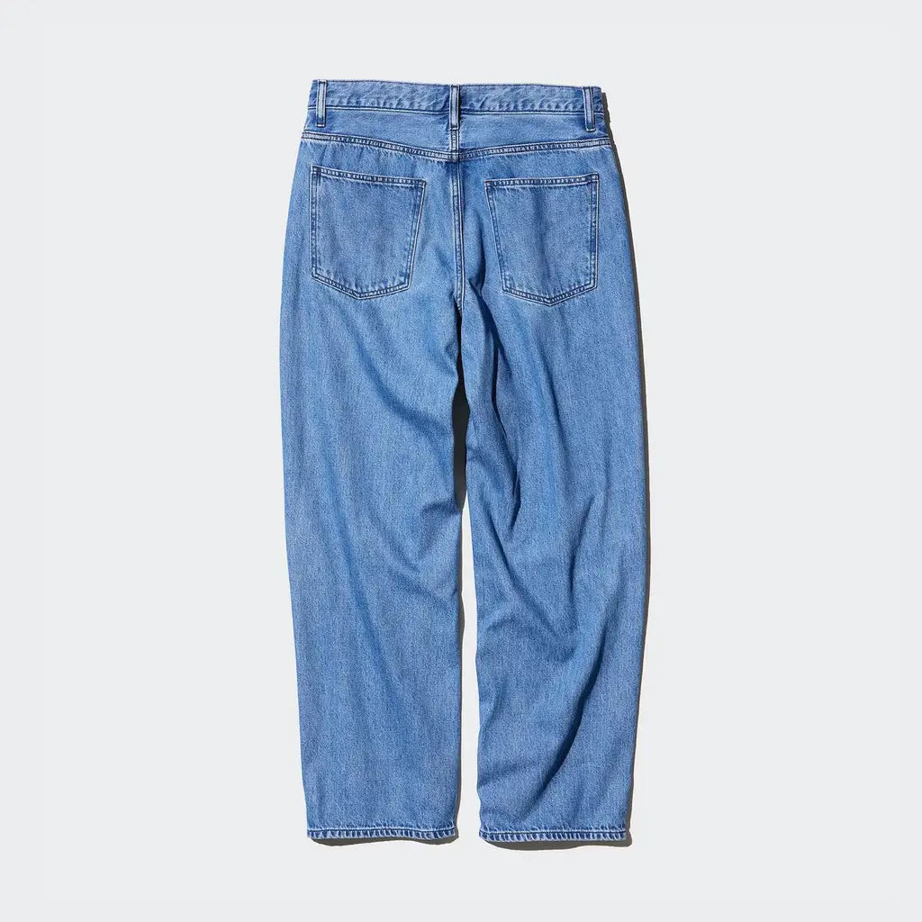 Uniqlo Wide Straight Jeans Blue