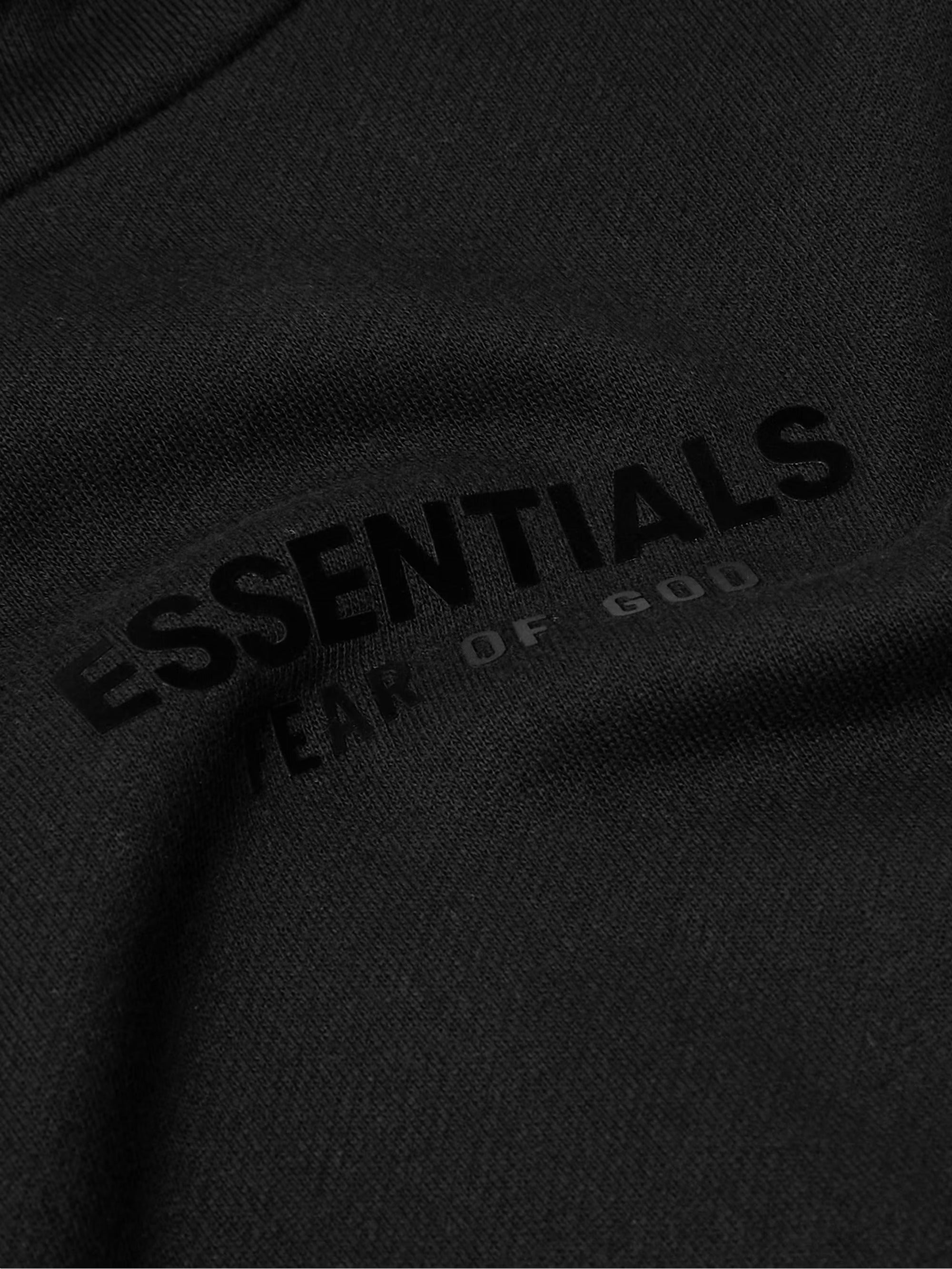 Fear of God Essentials Longsleeve Tee Jet Black