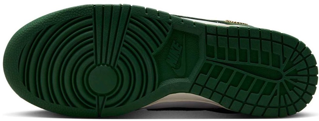 Nike Dunk Low Gorge Green Gold Mini Swoosh
