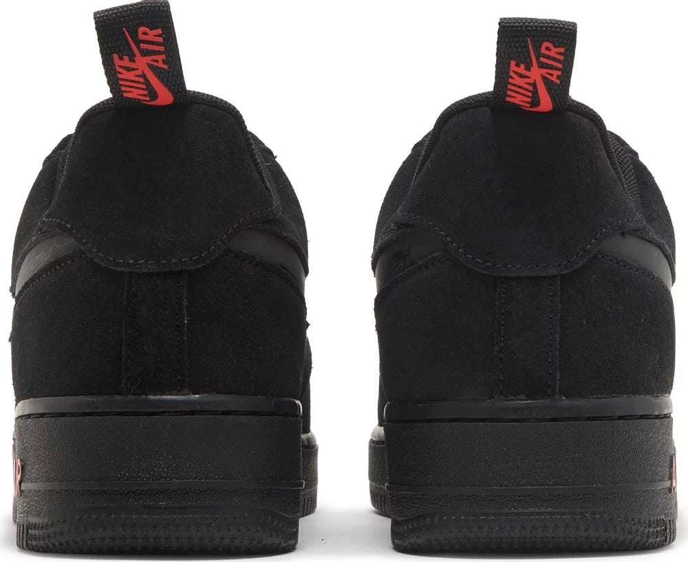 Nike Air Force 1 Low Multi-Swoosh Black Crimson