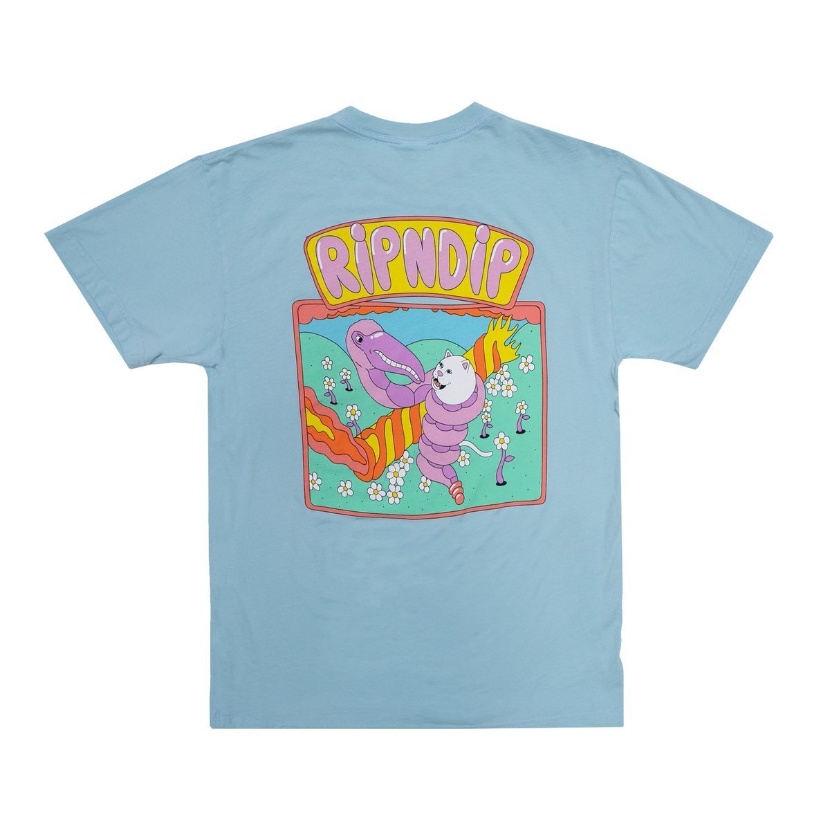 Ripndip Battle Tee Flamingo Blue