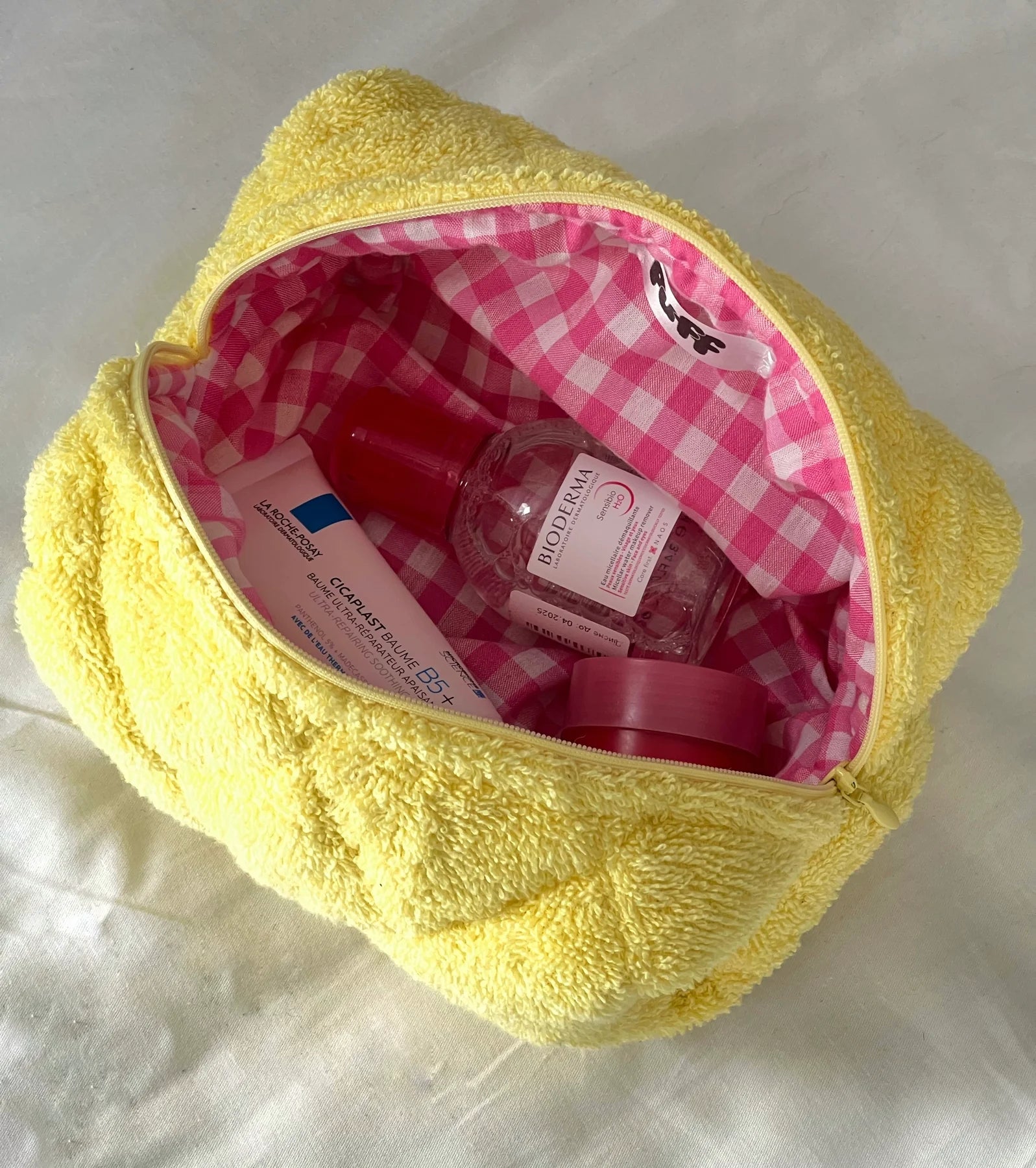 Make-up Bag Puff Big Yellow