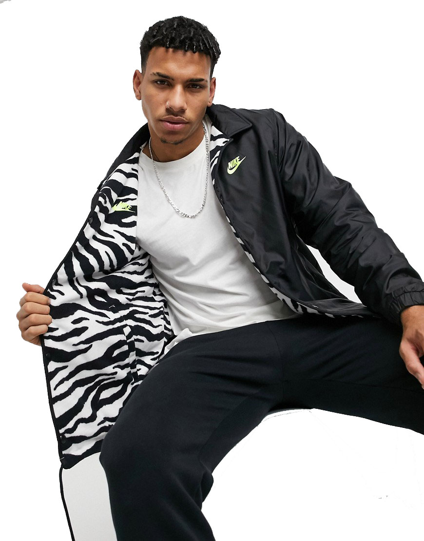 Nike Reversible Zebra Fleece Jacket – SnapThatBack